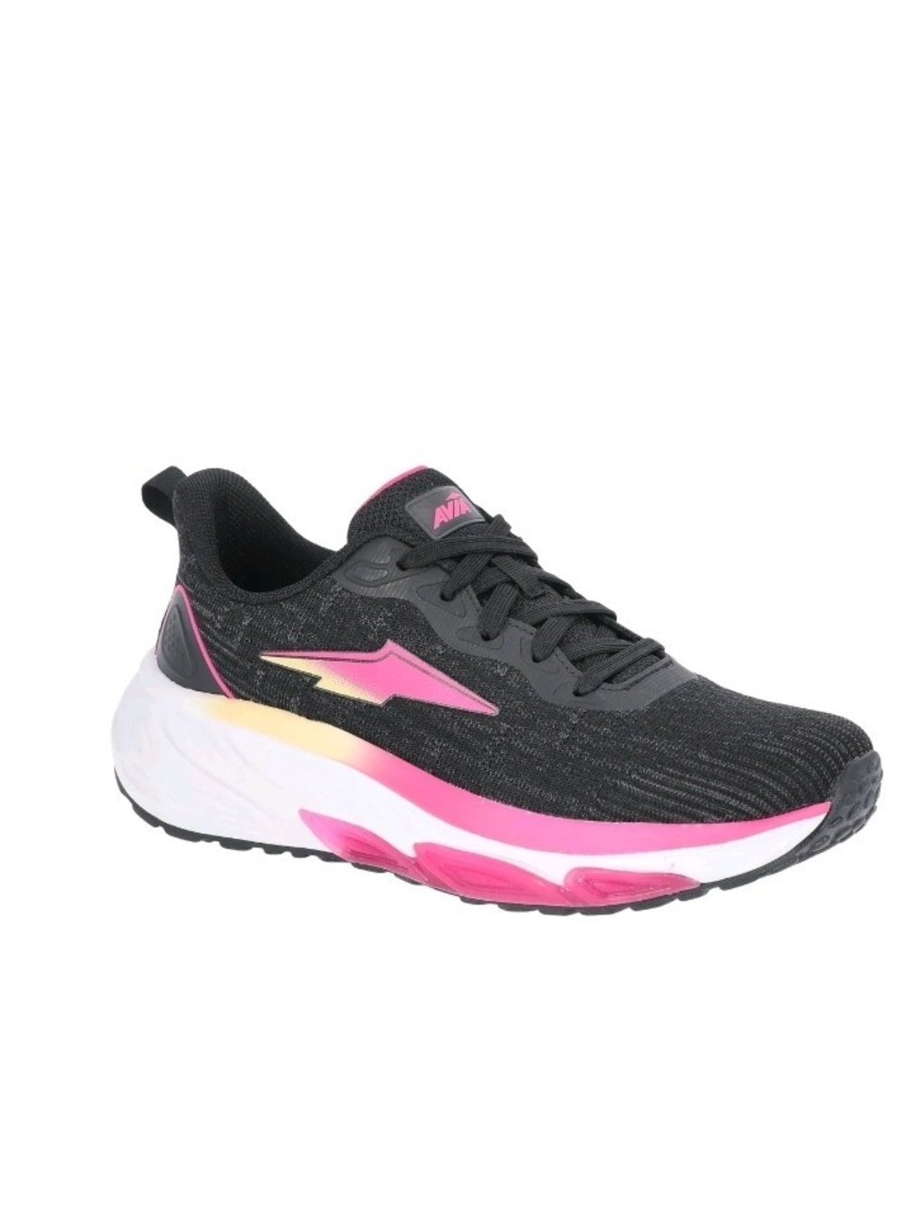 New Avia Women's Running Shoes Size 8 Black Pink Athletic Sneakers NWT Comfort